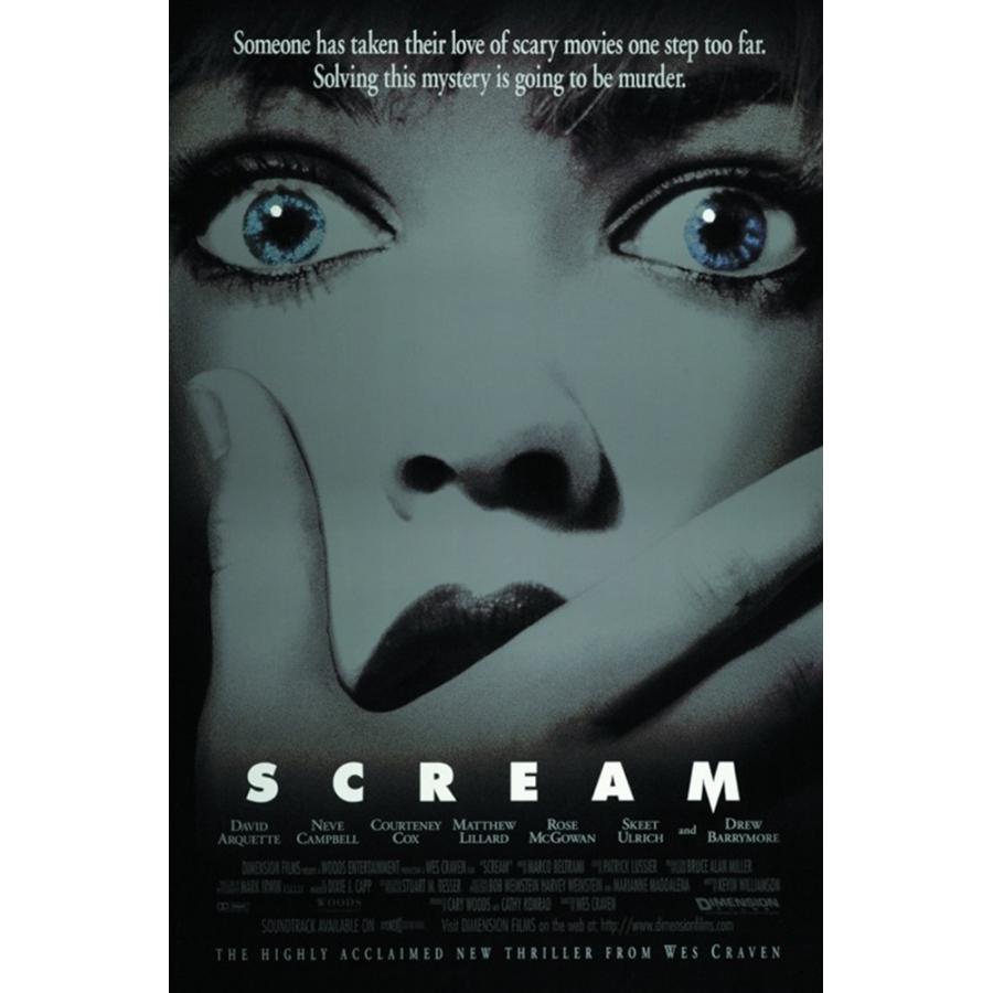 映画ポスター スクリーム Scream フレームなし Movie ポスターアート通販の檜屋 通販 Yahoo ショッピング