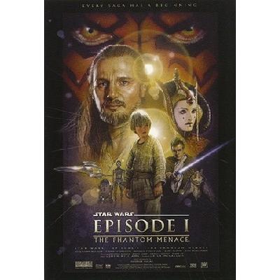 スター・ウォーズ エピソード1 ファントム・メナス 映画ポスター 軽量アルミ製フレーム付 91.5×61cm｜posterart