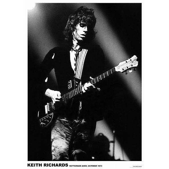 キース・リチャーズ／ポスター　Keith Richards　Rotterdam 1973　フレームなし  :MUSIC-1246:ポスターアート通販の檜屋 - 通販 - Yahoo!ショッピング