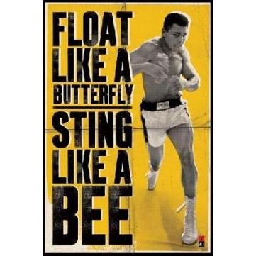 モハメド アリ 蝶のように舞い 蜂のように刺す ポスター アートフレーム付 Sports New ポスターアート通販の檜屋 通販 Yahoo ショッピング