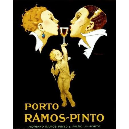 ルネ・ヴィンセント ヴィンテージポスター Porto Ramos-Pinto 木製