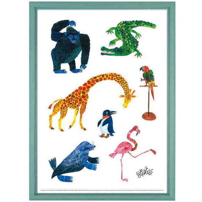 エリック カール はらぺこあおむし ポスター 木製フレームセット B4サイズ Eric Carle A Very Hungry Caterpillar Ecl012wd ポスタービンヤフー店 通販 Yahoo ショッピング