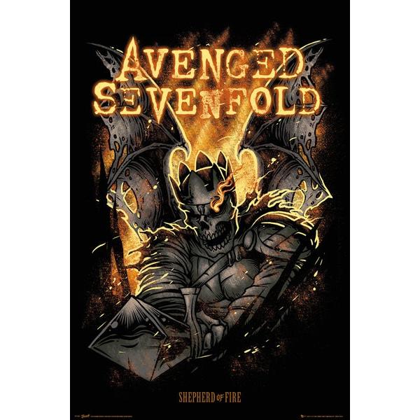 アヴェンジド・セヴンフォールド　ポスター　Avenged Sevenfold Sheperd of Fire(141002)｜posterbin2