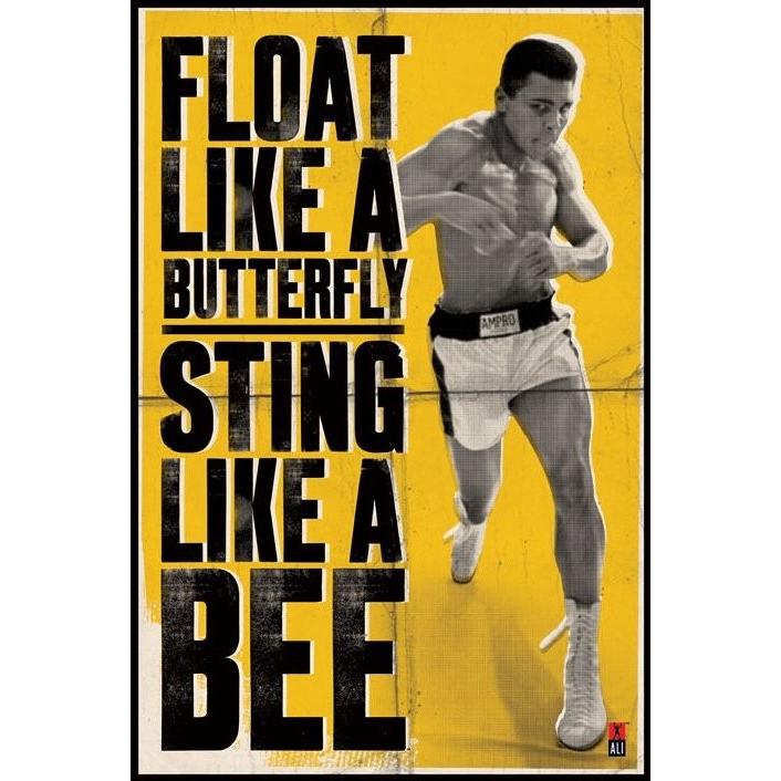 モハメド アリ ポスター Muhammad Ali Float Like A Butterfly Pp ポスタービンヤフー店 通販 Yahoo ショッピング