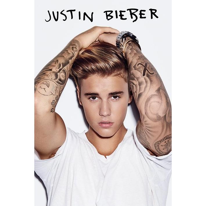 ジャスティン ビーバー ポスター Justin Bieber White Pp ポスタービンヤフー店 通販 Yahoo ショッピング