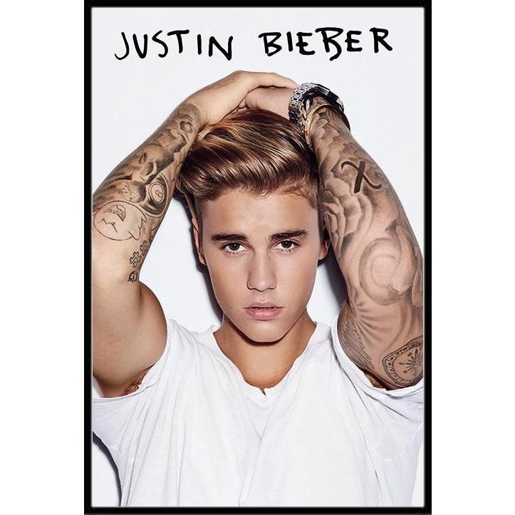 ジャスティン ビーバー ポスターフレームセット Justin Bieber White Ppf ポスタービンヤフー店 通販 Yahoo ショッピング