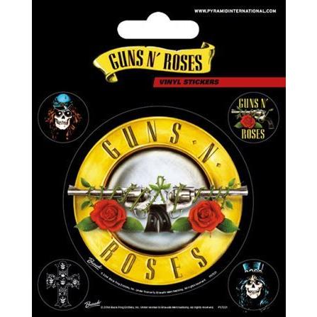 ガンズ・アンド・ローゼズ　ステッカー Guns N￥' Roses (Bullet Logo)｜posterbin2