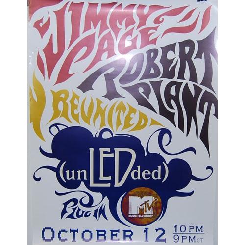 ヴィンテージ プロモーショナル ポスター ジミー ペイジ ロバート プラントjimmy Page Robert Plant Unledded Film On Mtv Un Led Ded Rr016 ポスタービンヤフー店 通販 Yahoo ショッピング