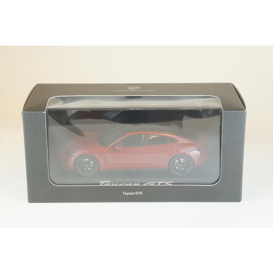 ディーラー別注 1/43 ポルシェ タイカン GTS 2022 カーマインレッド