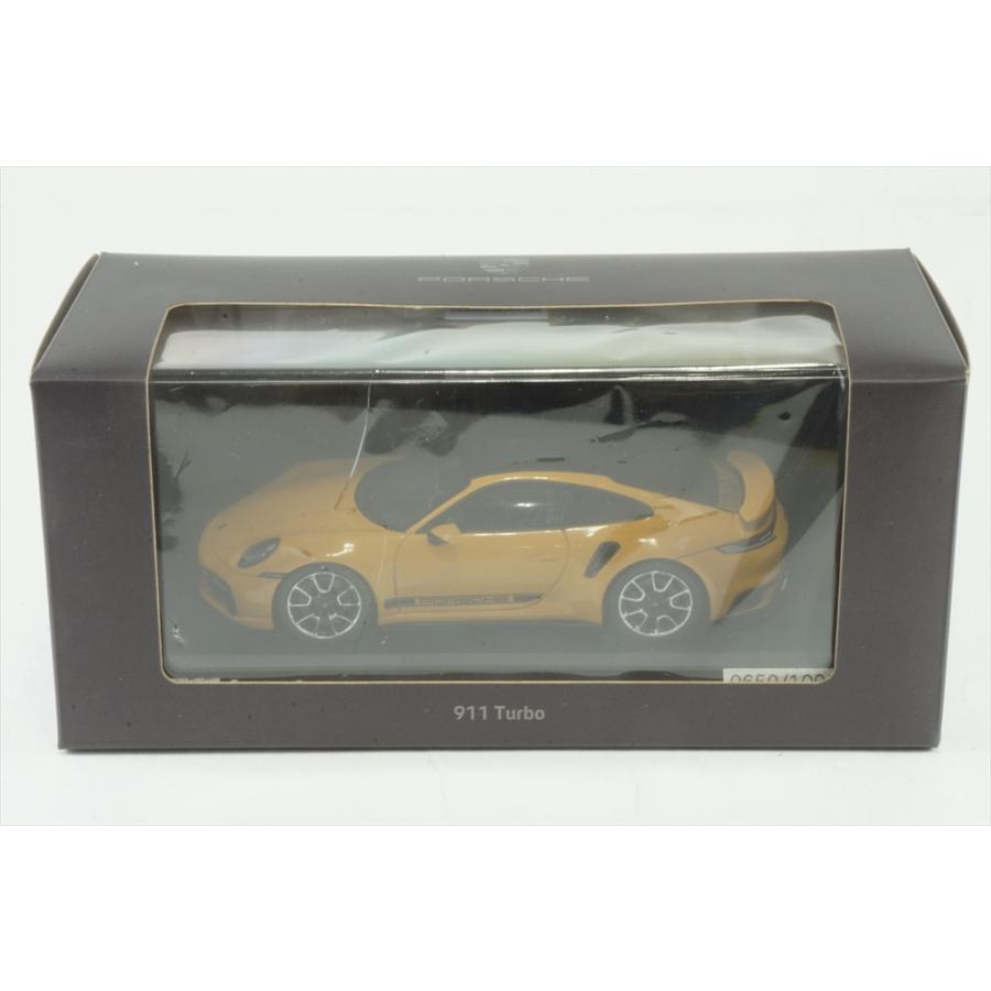 ディーラー別注 1/43 ポルシェ 911 ターボ 992 バハマイエロー 完成品