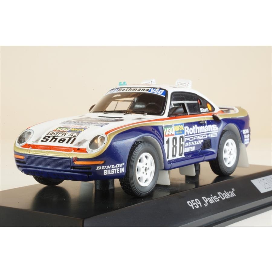 ディーラー別注 1/43 ポルシェ 959 ラリー ロスマンズ 完成品ミニカー