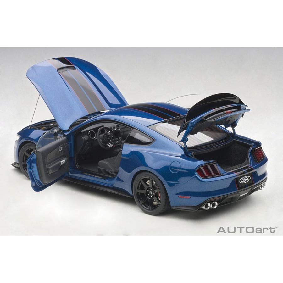 AUTOart 1/18 フォード シェルビー GT350R メタリック・ブルー
