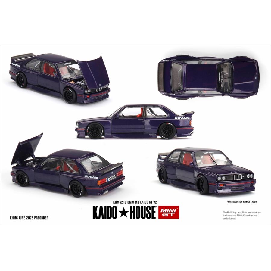 MINI GT 1/64 BMW M3 KAIDO V2 左ハンドル仕様 完成品ミニカー KHMG216