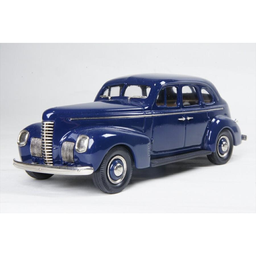 ブルックリン 1/43 ナッシュ アンバサダーエイト 4ドア ツーリングセダン 1939 ブランズウィックブルー 完成品ミニカー BRK187