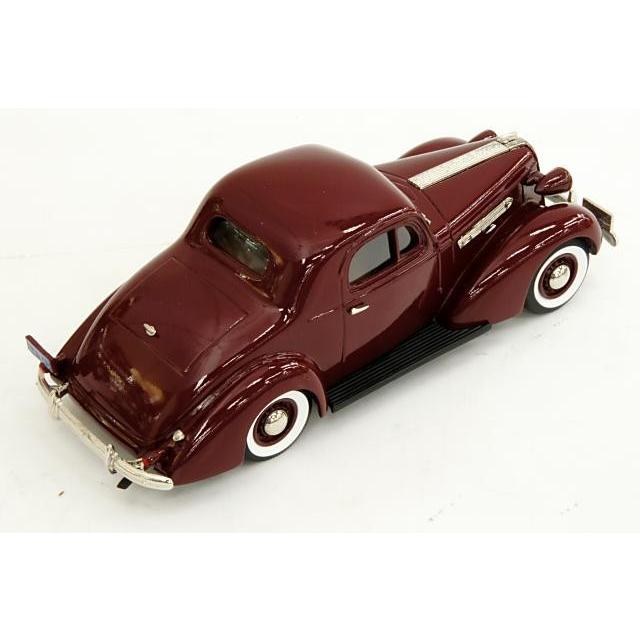 ポンティアックコレクション 1/43 ポンティアック デラックス 6 クーペ 1936 ワインレッド 完成品ミニカー PC05の画像