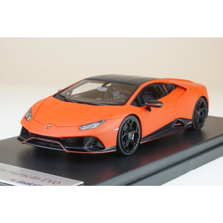 ルックスマート 1/43 ランボルギーニ ウラカン EVO フルオカプセル アランチョ DAC 完成品ミニカー LS498FCA｜posthobbyminicarshop