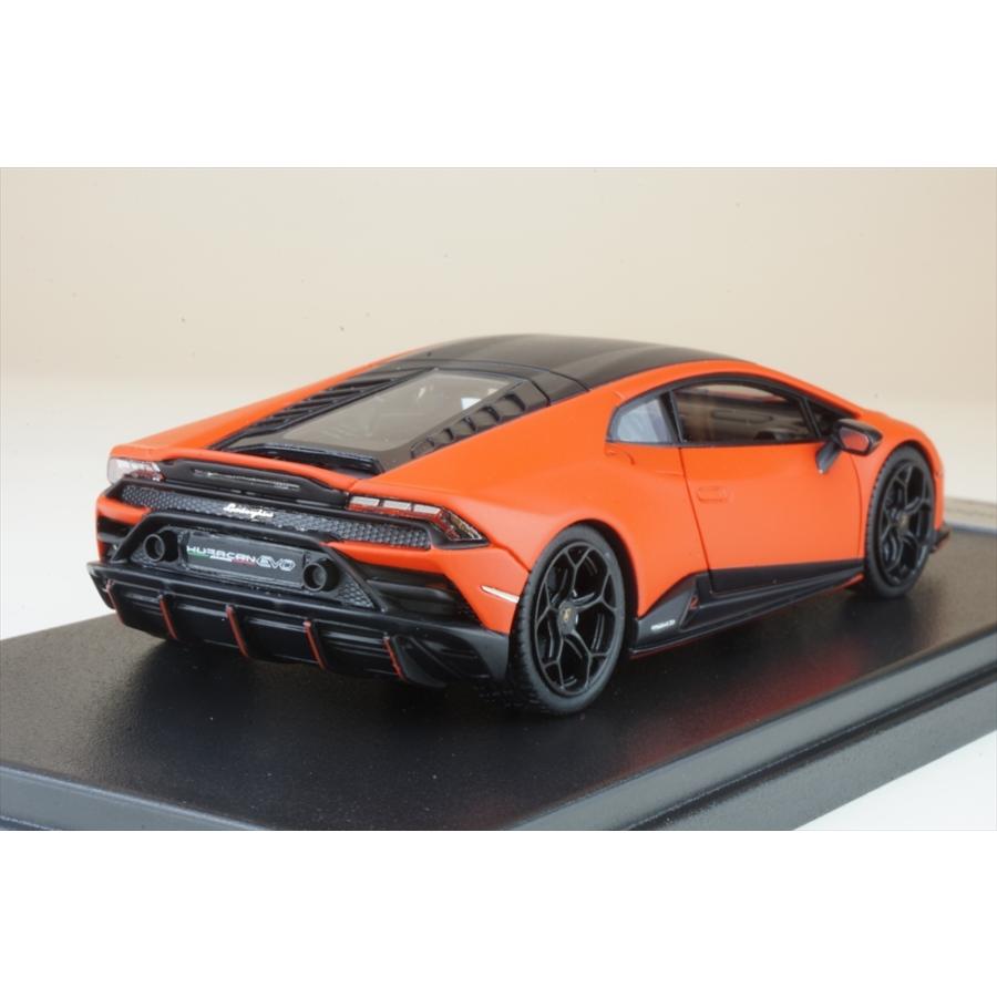 ルックスマート 1/43 ランボルギーニ ウラカン EVO フルオカプセル アランチョ DAC 完成品ミニカー LS498FCA｜posthobbyminicarshop｜02