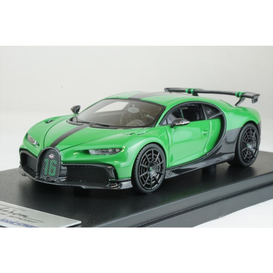 ルックスマート 1/43 ブガッティ シロン ピュアスポーツ グリーン 完成