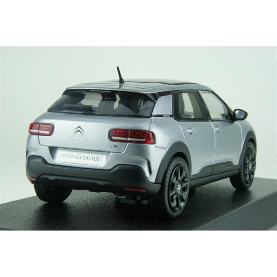 ノレブ 1/43 シトロエン C4 カクタス 2018 アルミニウムグレー/ブラックデコ 完成品ミニカー 155476の画像
