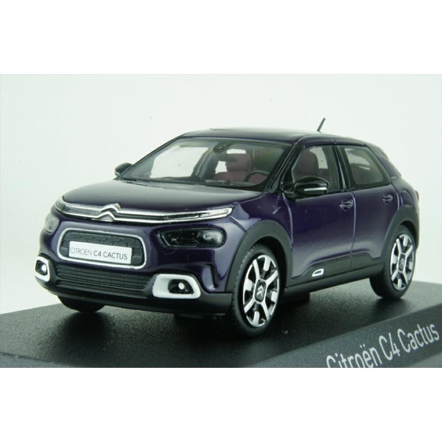 ノレブ 1/43 シトロエン C4 カクタス 2018 ディープパープル/ホワイト