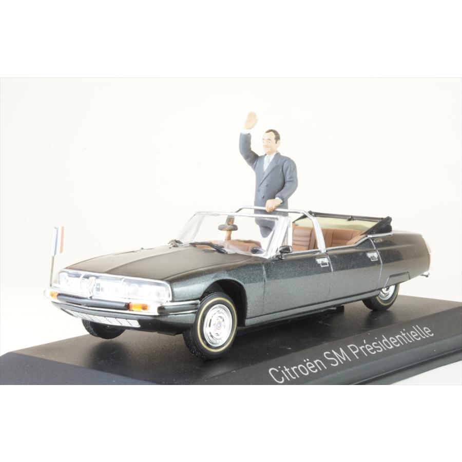 ノレブ 1/43 シトロエン SM 大統領公用車 1995 シラク大統領フィギュア1体付 完成品ミニカー 158706