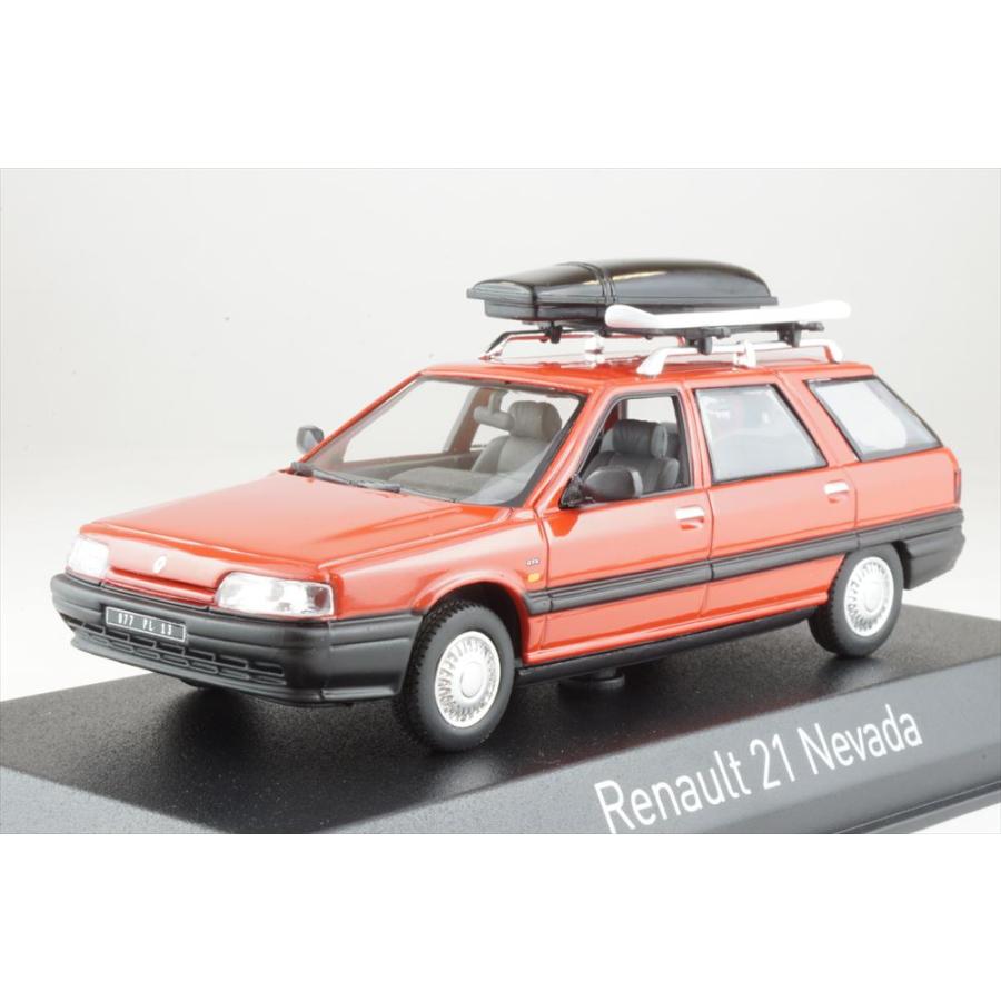 ノレブ 1/43 ルノー 21 ネバダ 1989 レッド 完成品ミニカー 512133