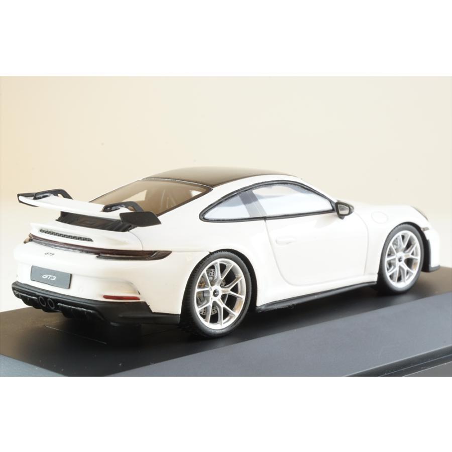 シュコー 1/43 ポルシェ 992 GT3 ホワイト 完成品ミニカー 450919100｜posthobbyminicarshop｜02