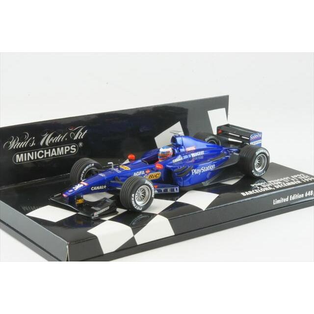 ミニチャンプス 1/43 プロスト プジョー AP02 J.Button F1 初テスト