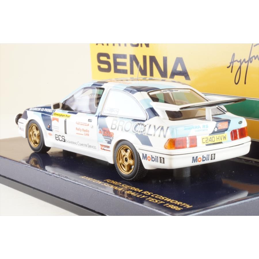 ミニチャンプス 1/43 フォード シエラ RS 500 1986 WRCラリー A.セナ 