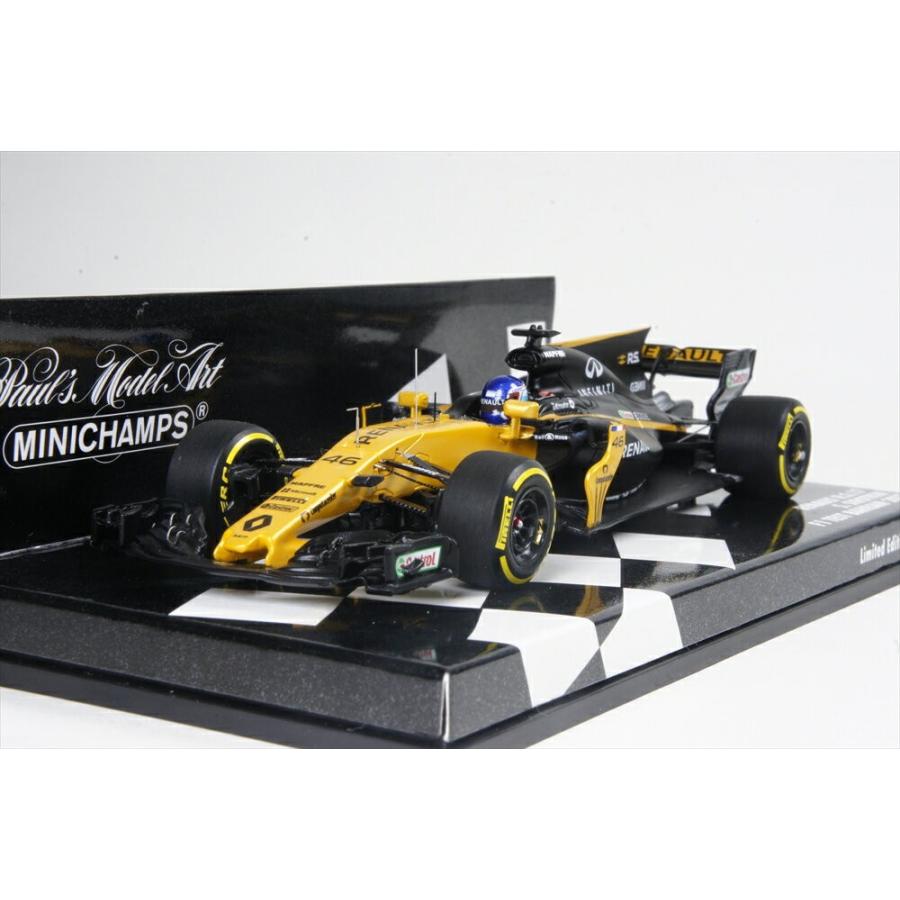 ミニチャンプス 1/43 ルノー S F1 RS17 No.46 2017 バーレーンテスト S.Syltokin 完成品ミニカー 417170046｜posthobbyminicarshop