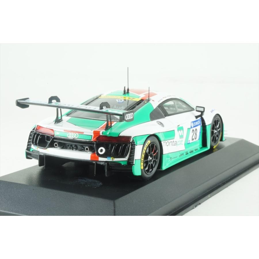 ミニチャンプス 1/43 アウディ R8 LMS No.28 LAND 2017 ニュルブルクリンク24時間 C.デ・フィリッピ/C.ミース/and more 完成品ミニカー 437171728の画像