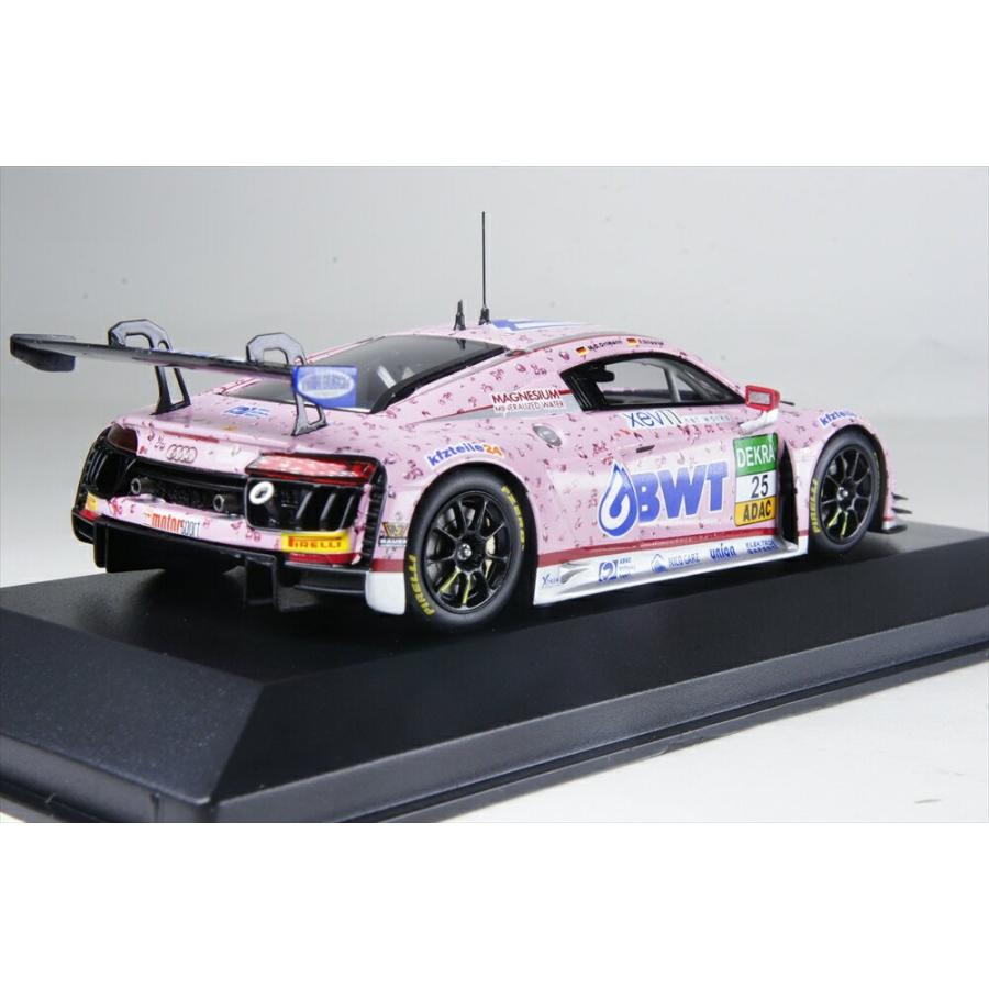 ミニチャンプス 1/43 アウディ R8 LMS BWT MUCKE MOTORSPORT No.25 2017 ADACマスターズ オートマン/スティップラー 完成品ミニカー 437171725の画像