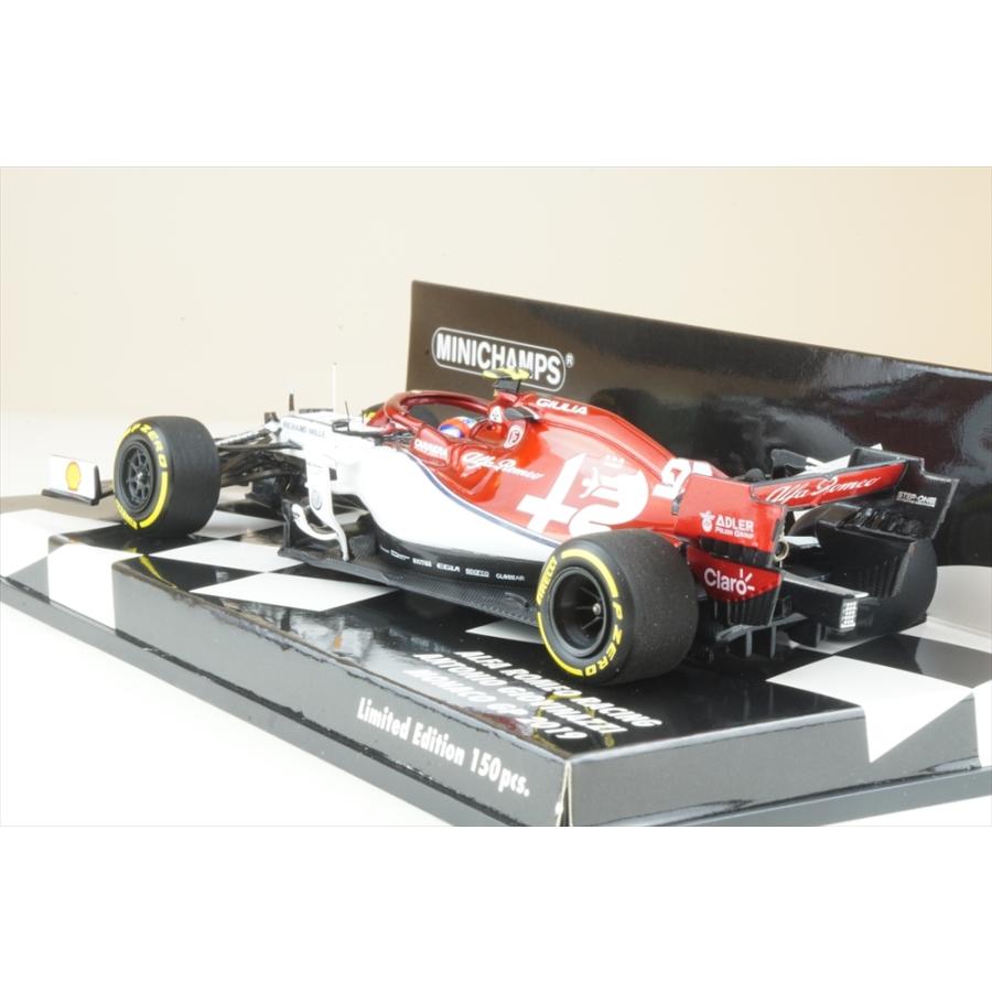 ミニチャンプス 1/43 アルファ ロメオ レーシング C38 No.99 2019 F1 モナコGP A.ジョヴィナッツィ 完成品ミニカー 417190699の画像