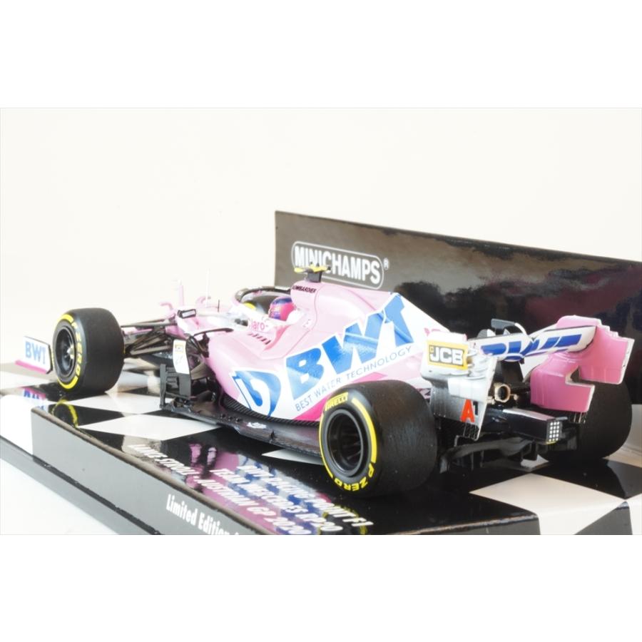 ミニチャンプス 1/43 BWT レーシングポイント F1 メルセデス RP20 No.18 2020 F1 オーストリアGP L.ストロール 完成品ミニカー 417200118の画像