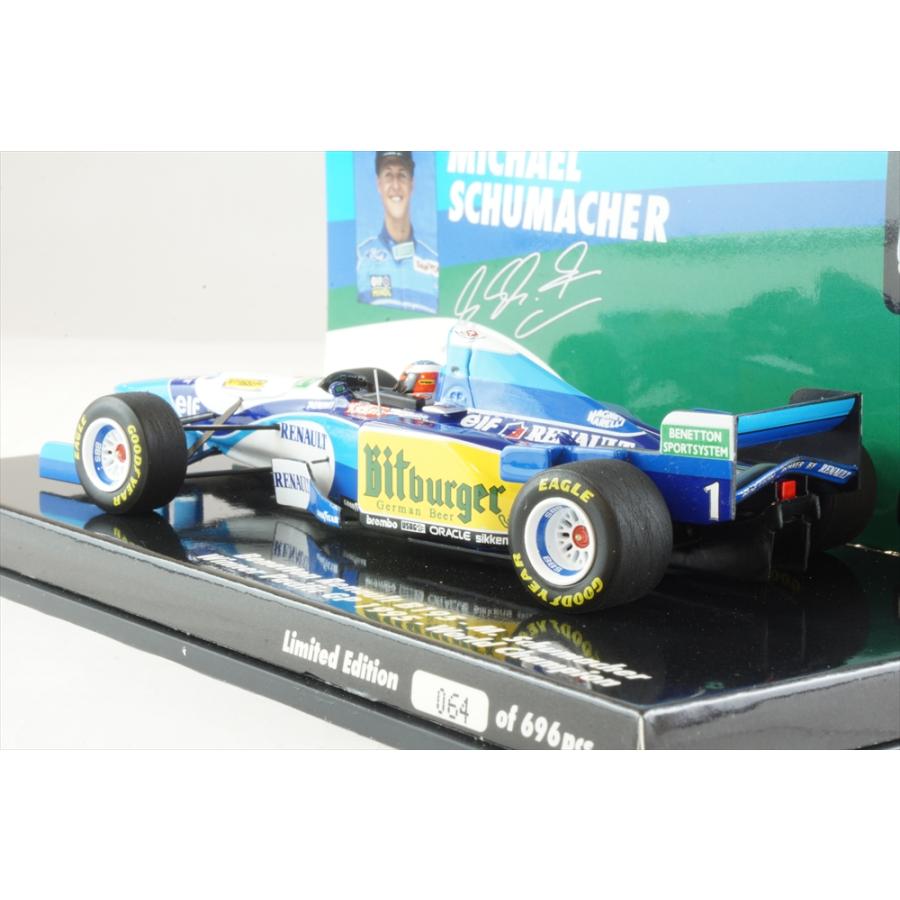 ミニチャンプス 1/43 ベネトン ルノー B195 No.1 1995 F1 パシフィック