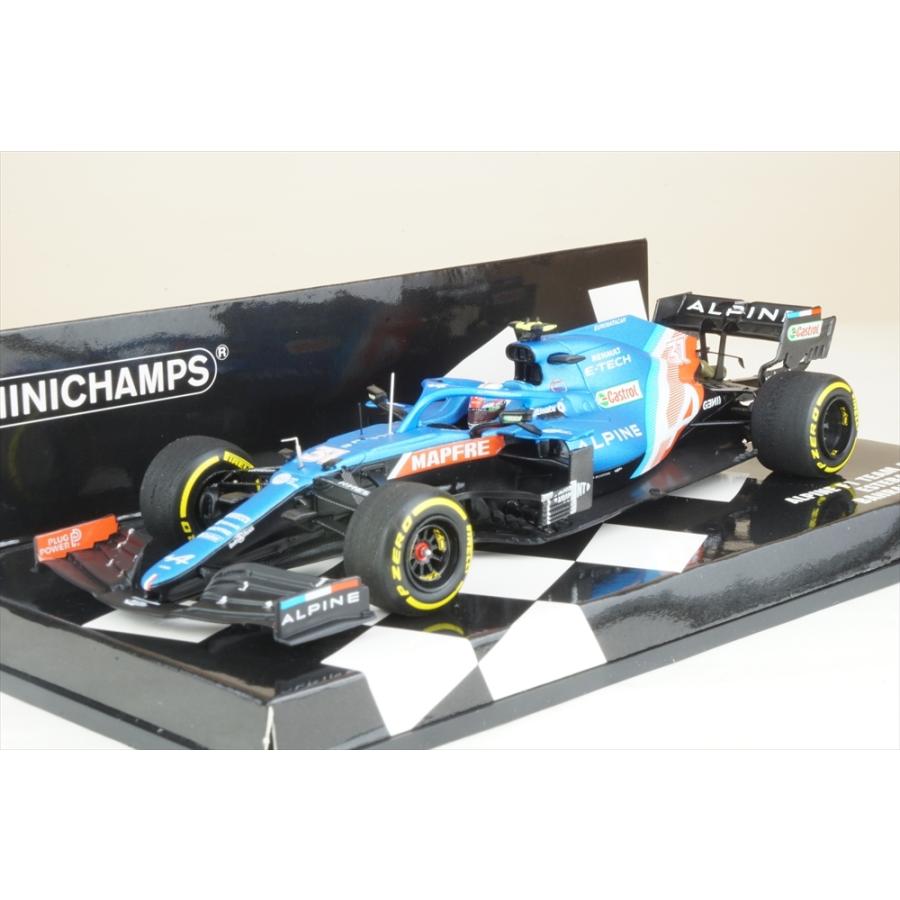 ミニチャンプス 1/43 アルピーヌ A521 No.31 2021 F1 バーレーンGP E