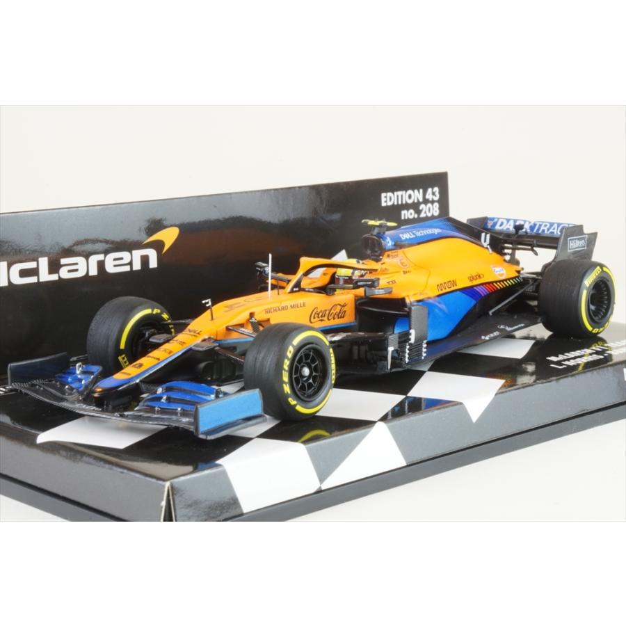 ミニチャンプス 1/43 マクラーレン MCL35M No.4 2021 F1 バーレーンGP