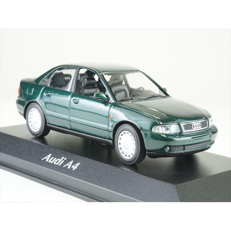 マキシチャンプス 1/43 アウディ A4 1995 グリーンメタリック 完成品