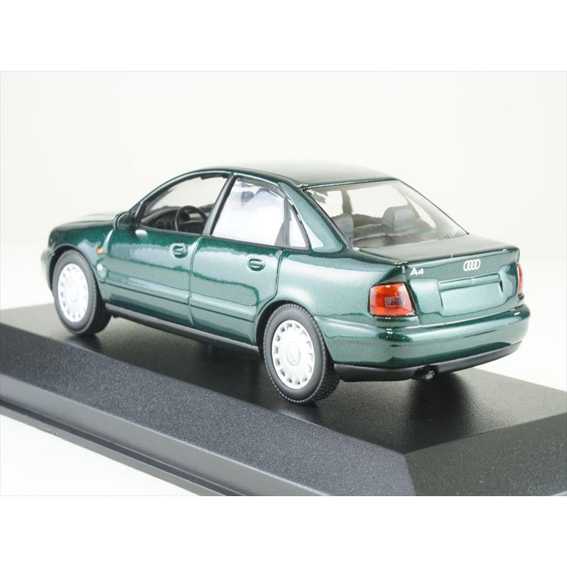 マキシチャンプス 1/43 アウディ A4 1995 グリーンメタリック 完成品