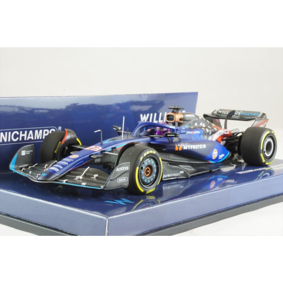 ミニチャンプス 1/43 ウィリアムズ FW45 No.23 2023 F1 オースティンGP