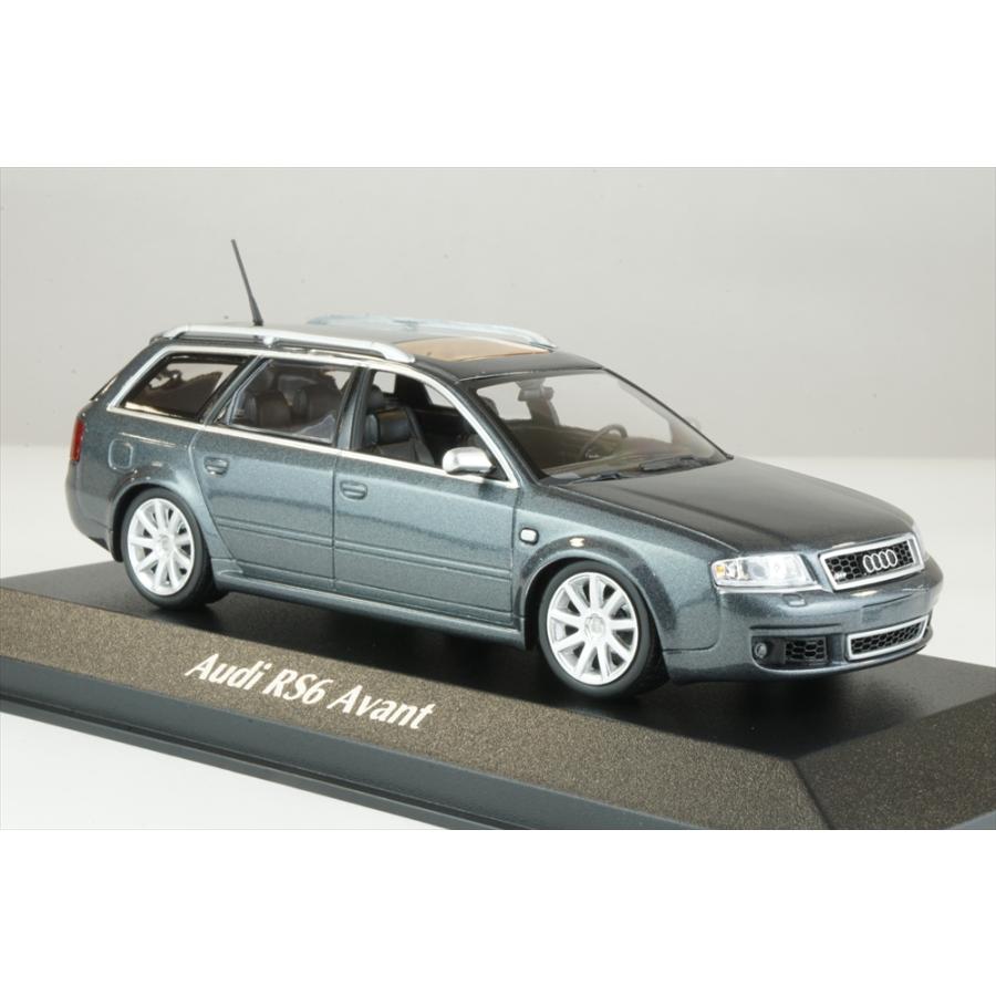 マキシチャンプス 1/43 アウディ RS6 アバント 2002 グレーメタリック