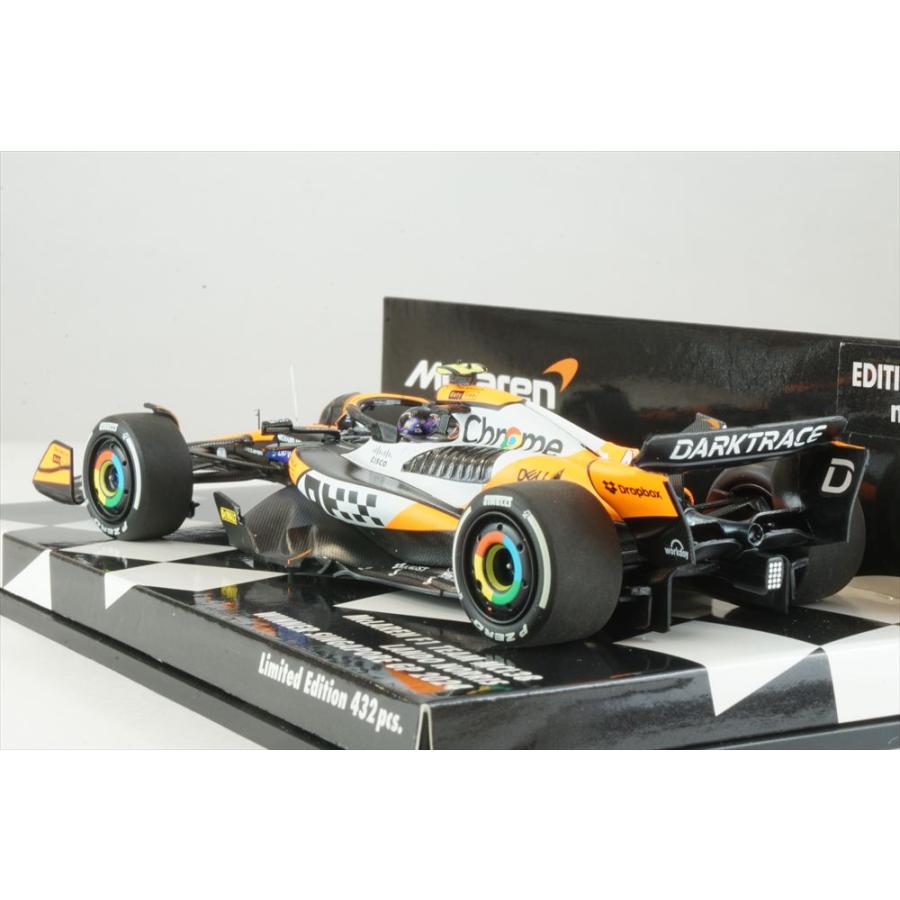 ミニチャンプス 1/43 マクラーレン MCL38 No.4 2024 F1 シンガポールGP
