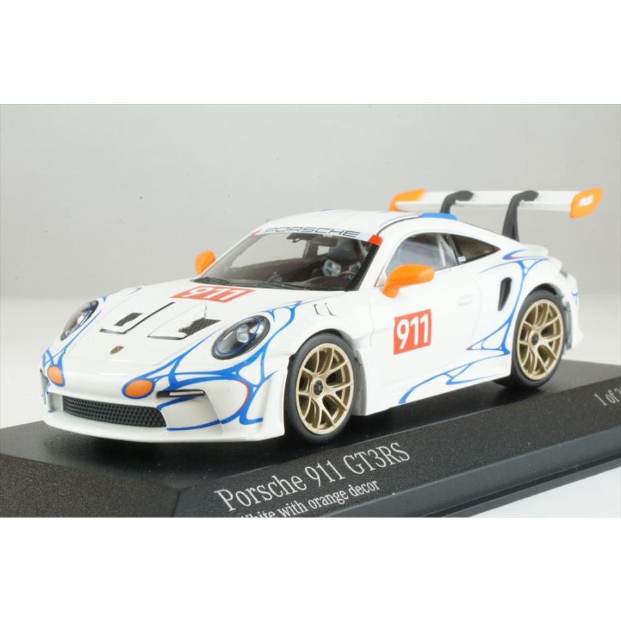 ミニチャンプス 1/43 ポルシェ 911 992 GT3RS 2023 ホワイト/オレンジ