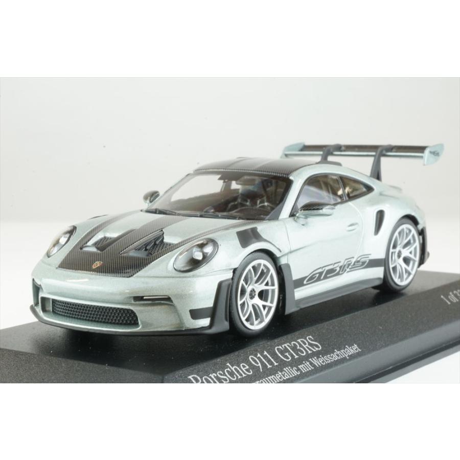 ミニチャンプス 1/43 ポルシェ 911 992 GT3RS 2023 シルバー 完成品