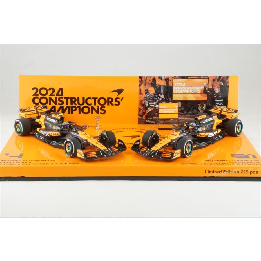 ミニチャンプス 1/43 マクラーレン MCL38 No.4/81 2024 F1 アブダビGP