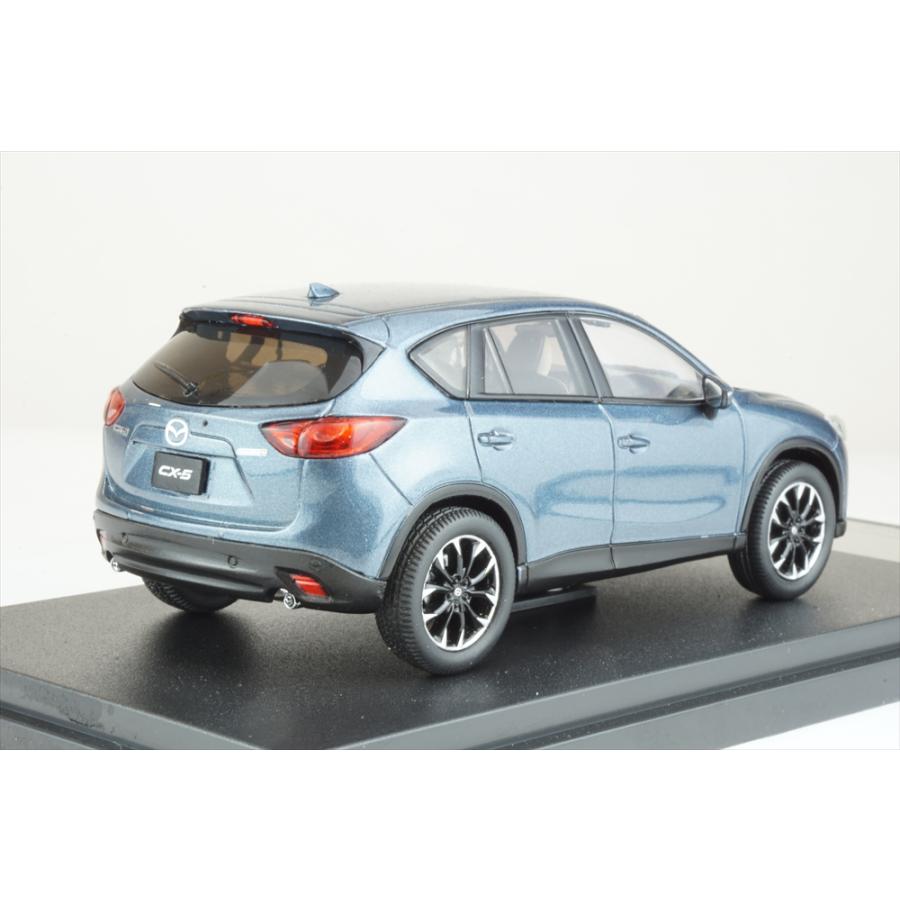 【超美品 ハイストーリー1/43】マツダ CX-5 2代目 2017年 ハイストーリー 1/43 マツダ CX-5 2015 ブルーリフレックスマイカ 完成