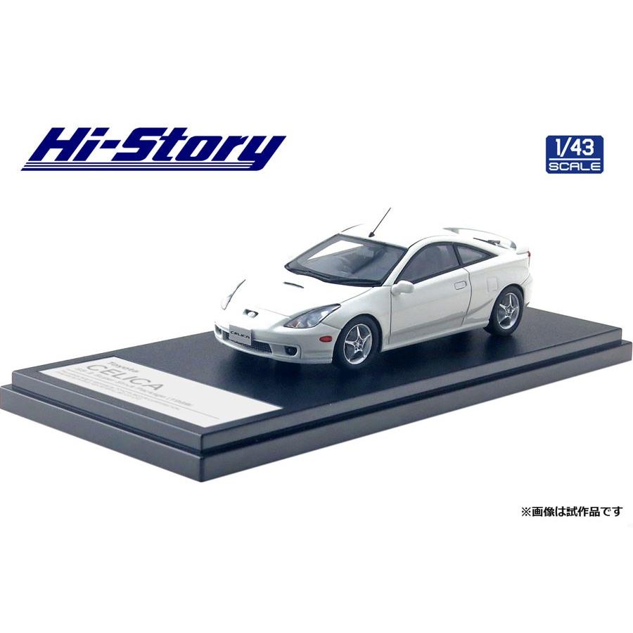 ハイストーリー 1/43 トヨタ セリカ SS-II スーパーストラットパッケージ 1999 スーパーホワイトII 完成品ミニカー HS292WH