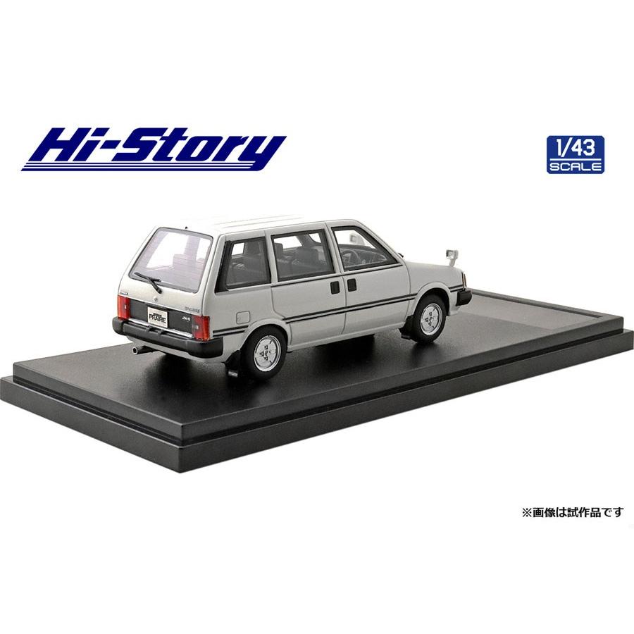 ハイストーリー 1/43 ニッサン プレーリー JW-G 1982 ホワイト 完成品