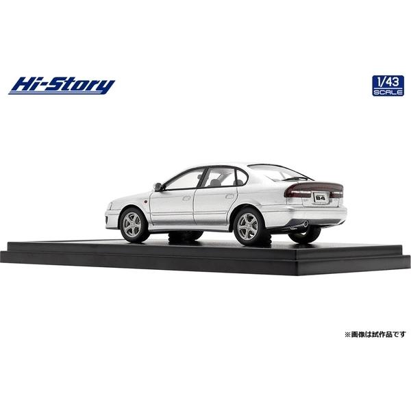 ハイストーリー 1/43 スバル レガシー B4 RSK 2001 プレミアムシルバー・メタリック 完成品ミニカー HS367SL｜posthobbyminicarshop｜04