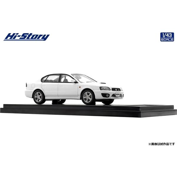 日本販売正規品 ハイストーリー 1/43 スバル レガシー B4 RSK 2001 ピュアホワイト 完成品ミニカー HS367WH